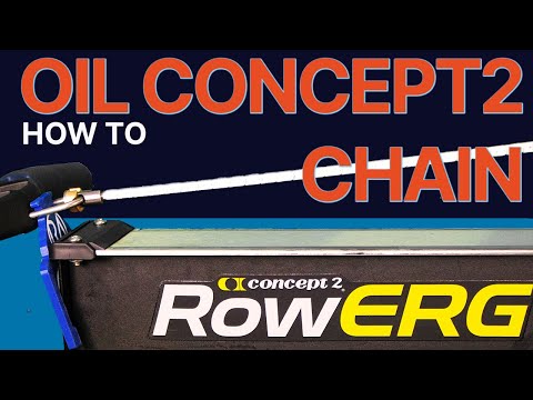 How to easily oil the Concept2 Chain